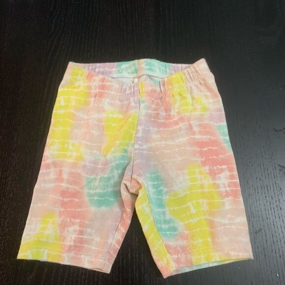 Toddler Girls Tir Dye Biker Shorts - Picture 2 of 3